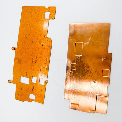Dissipatore di calore di rame puro, piatto di rame del dissipatore di calore del dente della pala