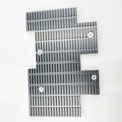 Il dissipatore di calore su ordinazione 3240 11mm della lega di alluminio ha ossidato Chip Heat Sink elettronico nero