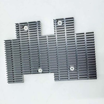 Il dissipatore di calore su ordinazione 3240 11mm della lega di alluminio ha ossidato Chip Heat Sink elettronico nero