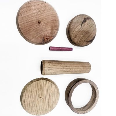 Prototipo rapido di legno che lavora la base a macchina del calendario della Tabella della noce nera