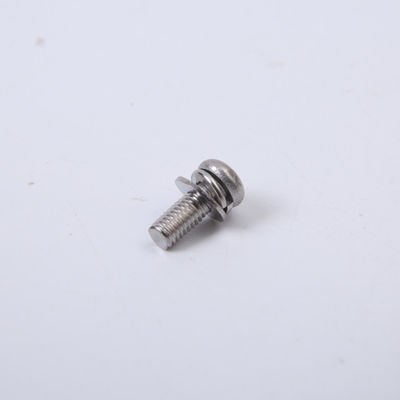 Viti di acciaio inossidabile di m2 M2.5 M3 M4 intorno alla combinazione capa di Pan Head Bolt With Washer