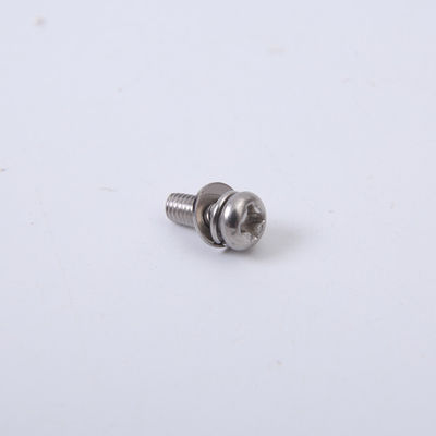 Viti di acciaio inossidabile di m2 M2.5 M3 M4 intorno alla combinazione capa di Pan Head Bolt With Washer