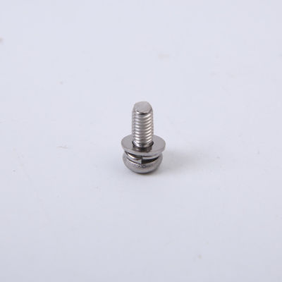 Viti di acciaio inossidabile di m2 M2.5 M3 M4 intorno alla combinazione capa di Pan Head Bolt With Washer