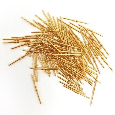 L'oro d'ottone ha placcato l'oro solido dell'ago ha placcato il ditale di Pin/primavera di Pogo della sonda della prova