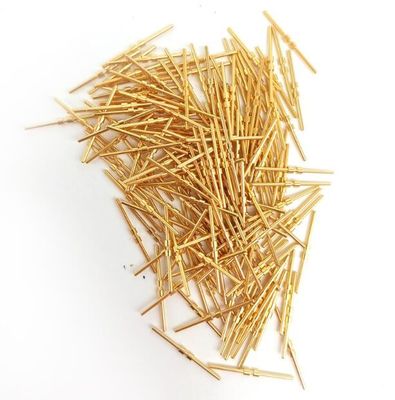 L'oro d'ottone ha placcato l'oro solido dell'ago ha placcato il ditale di Pin/primavera di Pogo della sonda della prova