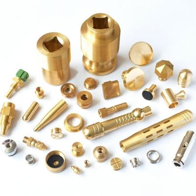 Hardware meccanico delle parti d'ottone su ordinazione non standard che lavora CNC a macchina per lavorare giro al tornio