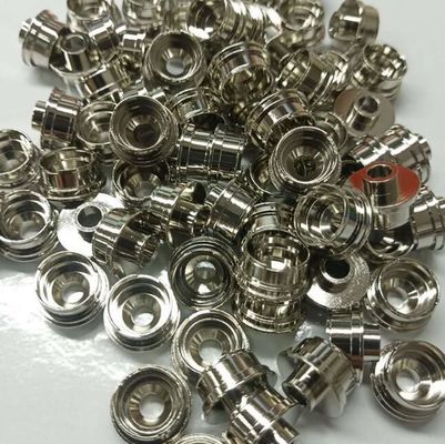 Le parti di giro di rame di CNC di precisione hanno placcato il nichel d'argento Rose Gold Tin Oxidation dell'oro